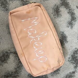 Stoney Clover Lane Pink Makeup Small Pouch